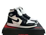 chaussures air jordan 1 mid de panda black white